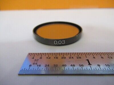 CARL ZEISS GERMANY NEUTRAL DENSITY 0.03 FILTER MICROSCOPE PART AS PIC &50-A-05