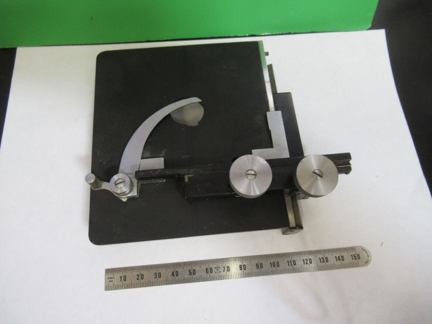 FOR PARTS BAUSCH LOMB XY STAGE TABLE MICROSCOPE PART AS PICTURED Z7-FT-50