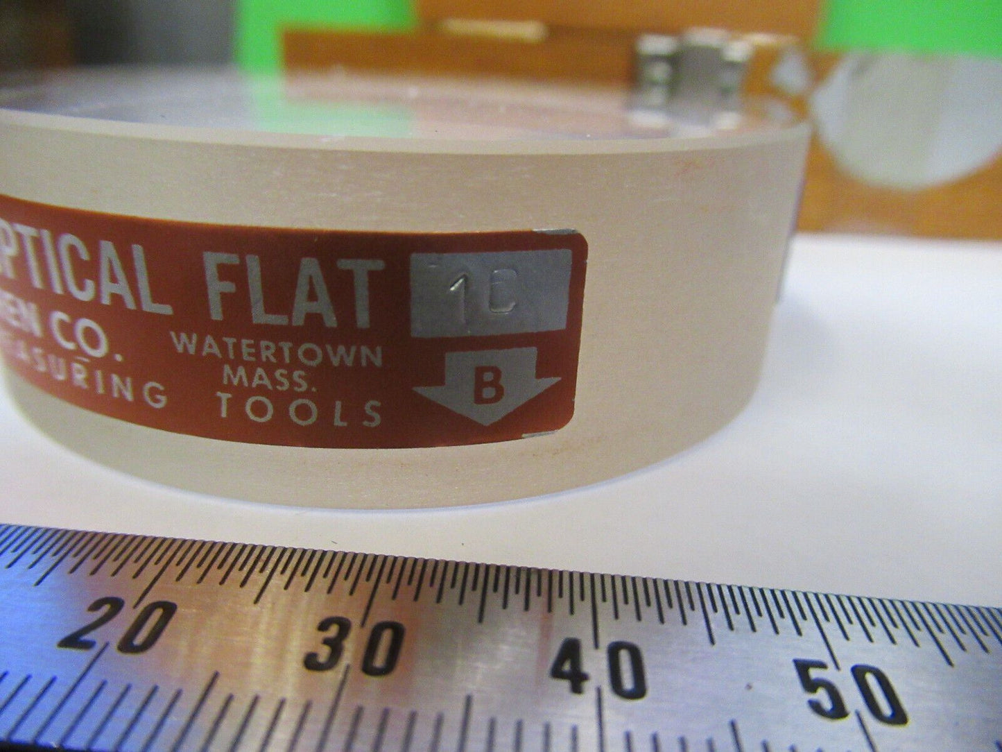 FOR PARTS OR REPAIR OPTICAL FLAT SUBSTRATE FUSED SILICA PICTURED G3-FT-93