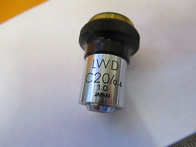 OLYMPUS JAPAN OBJECTIVE LWD C20X RARE MICROSCOPE PART AS PICTURED &P4-A-47