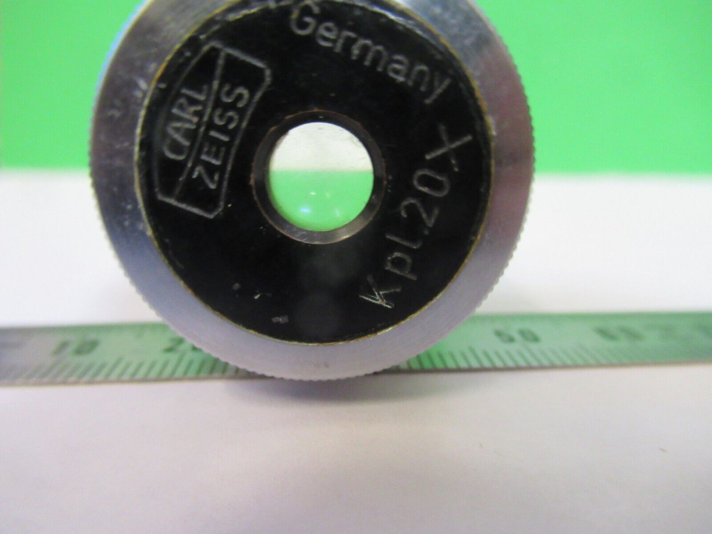 MICROSCOPE PART EYEPIECE CARL ZEISS GERMANY POL 20X OPTICS AS PICTURED #S2-C-78