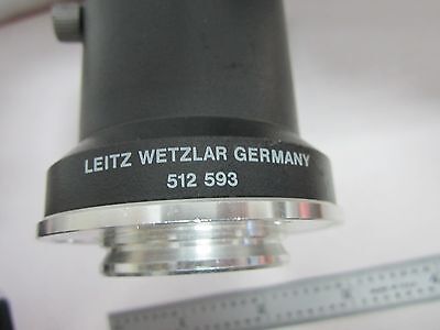 MICROSCOPE PART LEITZ WETZLAR 512593 CAMERA ADAPTER OPTICS BIN#K8-03