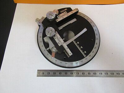 UNITRON JAPAN MPS-2 STAGE POLARIZER TABLE MICROSCOPE PART AS PICTURED &F1-A-48