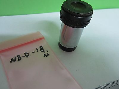 MICROSCOPE PART EYEPIECE LEITZ GERMANY 12.5X GF OPTICS AS IS BN#N3-D-18