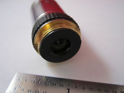 LEICA LEITZ OPTICAL MICROSCOPE PART OBJECTIVE PL 100X OPTICS BIN#ERGOLUX