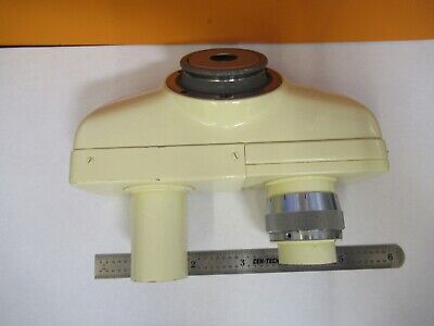 WILD SWISS M11 BINOCULAR HEAD MICROSCOPE PART OPTICS as pictured &8M-A-79