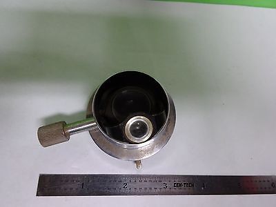 MICROSCOPE LEITZ WETZLAR GERMANY CONDENSER VINTAGE OPTICS AS IS BIN#2B-E-06