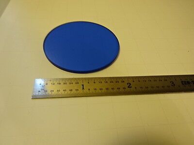 MICROSCOPE PART AO AMERICAN ROUND BLUE FILTER OPTICS AS IS B#AE-65