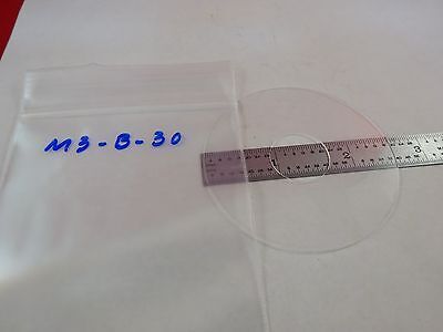 OPTICAL GLASS DISC  WAFER OPTICS OPTICS #M3-B-30