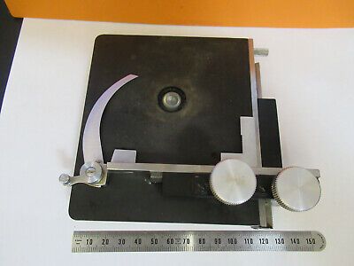 BAUSCH LOMB ANTIQUE STAGE TABLE XY  MICROSCOPE PART AS PICTURED P6-A-174