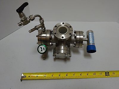 MDC HIGH VACUUM VALVE + FITTINGS HEAVY STAINLESS STEEL AS IS BIN#TC-1-G