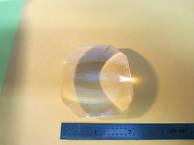 OPTICAL TRUNCATED BI CONVEX REICHERT AUSTRIA MICROSCOPE OPTICS BIN#24-98