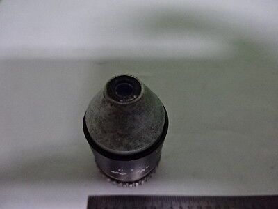 MICROSCOPE PART OBJECTIVE NIKON 10X OPTICS AS IS #4T-B-08