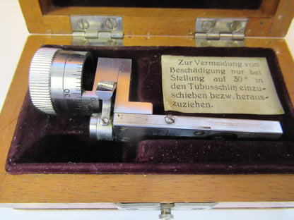 ERNST LEITZ GERMANY BEREK COMPENSATOR MICROSCOPE PART AS PICTURED &Q6-A-105