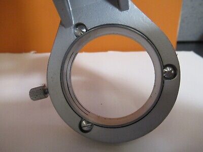 REICHERT AUSTRIA CONDENSER HOLD ASSEMBLY MICROSCOPE PART AS PICTURED &1E-C-56