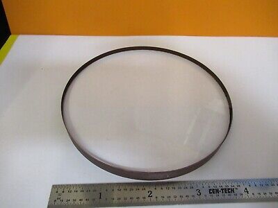 OPTICAL LARGE LENS PLANO CONCAVE 4.5" DIA GLASS OPTICS AS PICTURED &FT-6-222