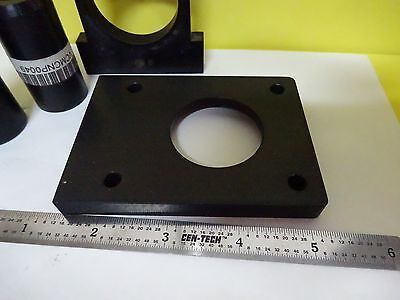 OPTICAL LOT FIXTURES MOUNTS NEWPORT FOR LENSES LASER OPTICS AS IS BIN#P8-07