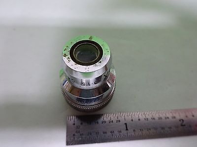 MICROSCOPE PART COOKE UK ENGLAND OBJECTIVE 5X OPTICS AS IS BIN#2B-E-17