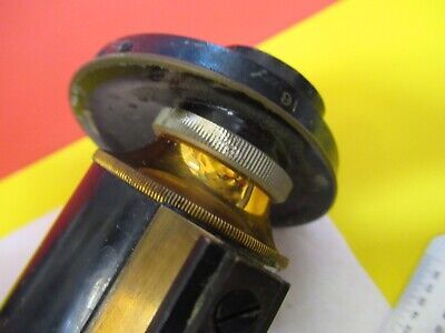 ANTIQUE BRASS SPENCER BUFFALO TUBUS NOSEPIECE MICROSCOPE PART AS PIC &FT-6-151