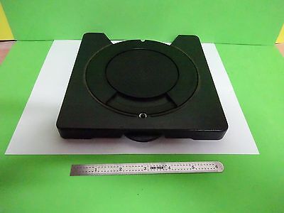 MICROSCOPE PART LEITZ GERMANY ROTABLE STAGE TABLE AS IS  BIN#67-01