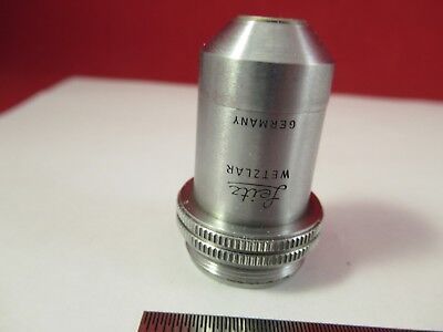 LEITZ WETZLAR GERMANY OBJECTIVE 10X /170 MICROSCOPE OPTICS AS PICTURED &FT-4-44