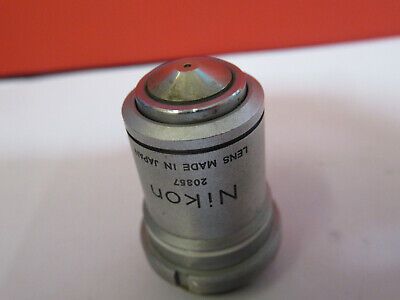 NIKON JAPAN OPTICS 100X HI OBJECTIVE LENS MICROSCOPE PART AS PICTURED &4B-A-66