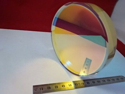 OPTICAL FLAT SCHOTT ZERODUR 100mm DIA COATED 1/10 wave LASER OPTICS &6-A-41