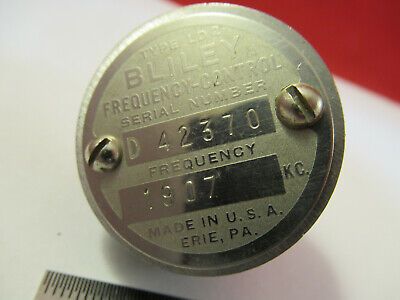 BLILEY ELECTRIC LD2 1907 KC ANTIQUE QUARTZ CRYSTAL FREQUENCY RADIO #FT-1-Z