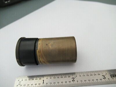 EMPTY BRASS OBJECTIVE CONTAINER SPENCER MICROSCOPE PART AS PICTURED &4B-FT-35