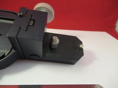 LEICA DMR GERMANY CONDENSER HOLDER OPTICS MICROSCOPE PART AS PICTURED &6-A-88