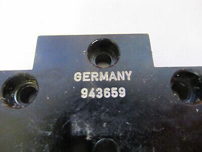 LEITZ WETZLAR SM-LUX TABLE 943859 GERMANY MICROSCOPE PART AS PICTURED &H1-B-91