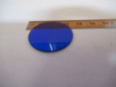 ANTIQUE ERNST LEITZ WETZLAR GLASS BLUE FILTER MICROSCOPE PART AS PICTURED P3-A92