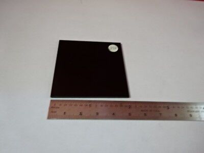 OPTICAL GLASS SQUARE DARK FILTER OPTICS AS IS #91-13