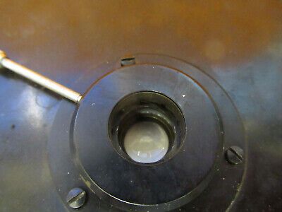 VINTAGE UNITRON JAPAN STAGE + IRIS DIAPHRAGM MICROSCOPE PART AS PICTURED P9-A-79