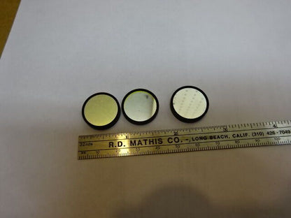 MICROSCOPE PART LOT NIKON JAPAN LOT FILTERS LENSES OPTICS AS IS #81-57