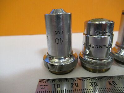 ASSORTED OBJECTIVES LOT MICROSCOPE PART AS PICTURED P5-B-36A