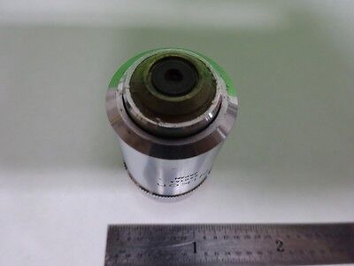 MICROSCOPE PART NIKON OBJECTIVE M PLAN 40X OPTICS AS IS BIN#72-50