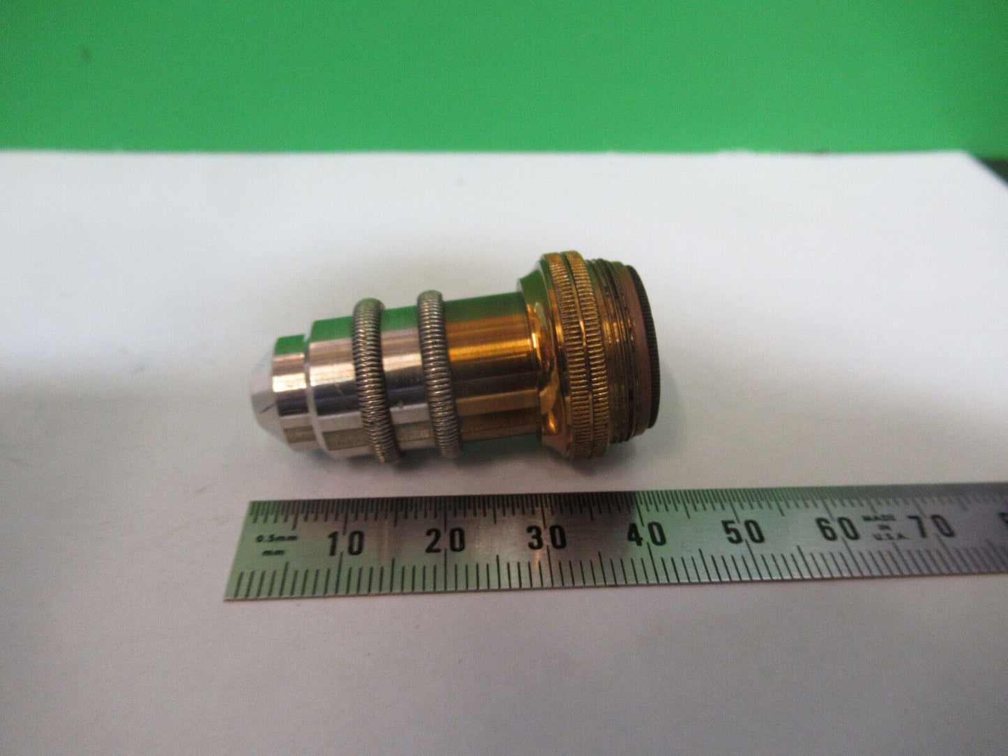 QUEEN 1/5 PHILAD ANTIQUE OBJECTIVE OPTICS MICROSCOPE PART AS PICTURED P2-B-71