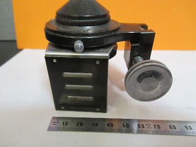 ANTIQUE BAUSCH LOMB CONDENSER  +IRIS OPTICS MICROSCOPE PART AS PICTURED P6-A-184