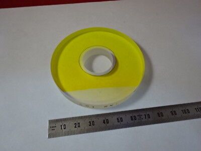 COHERENT OPTICAL FLAT FUSED SILICA 3" DIA DICHROIC MIRROR DONUT OPTICS &6-A-29A