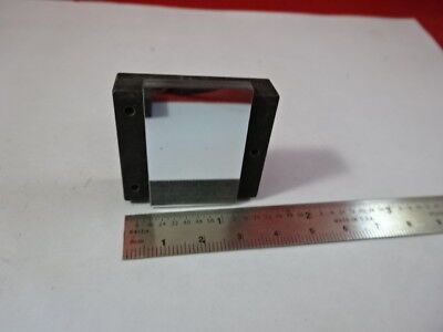 OPTICAL MOUNTED RECTANGULAR MIRROR [steel mount] OPTICS AS PICTURED &92-64