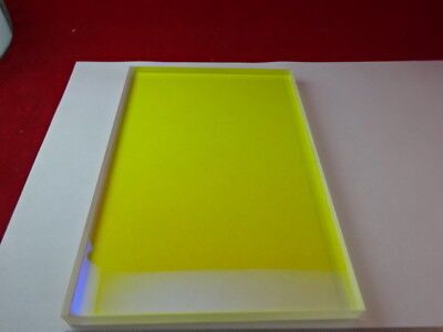 OPTICAL COATED PROFESSIONAL OPTICS GLASS BK7 FLAT PLATE AS IS  #83-A-30