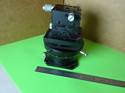 SIGMA KOKI ROTATABLE OPTICAL LASER STAGE MICROMETER PRO OPTICS AS IS #L5-B-10