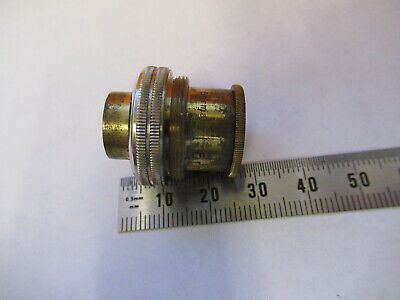 ANTIQUE RARE LEITZ CONDENSER LENS GERMANY MICROSCOPE PART AS PICTURED P9-A-67