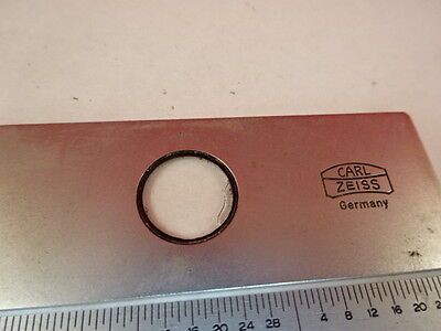 MICROSCOPE PART CARL ZEISS GERMANY RETARDER [blemish edge] OPTICS AS IS #U3-B-13