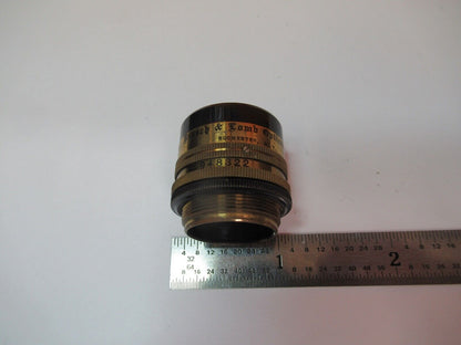 RARE BAUCH LOMB OBJECTIVE 1 IN IRIS PROJECTION MICROSCOPE PART AS PIC &A2-A-11