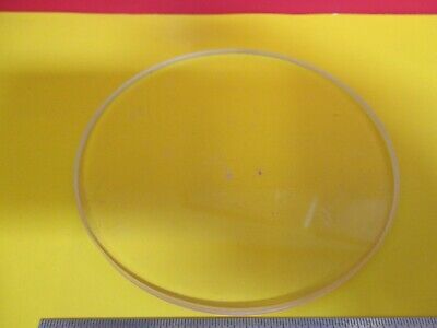 FOR PARTS OPTICAL BK7 GLASS [coating stained] 4.25" DIA AS PICTURED &FT-6-105