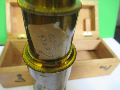 ANTIQUE BRASS FRANCE PORTABLE FIELD SEED MICROSCOPE AS PICTURED #H3-A-72