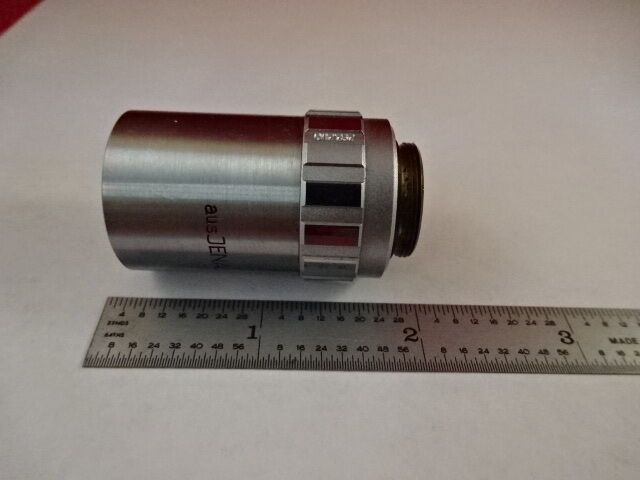 MICROSCOPE PART OBJECTIVE AUS JENA GERMAN 50X POL PLANACHRO OPTICS AS IS #F2-A-6