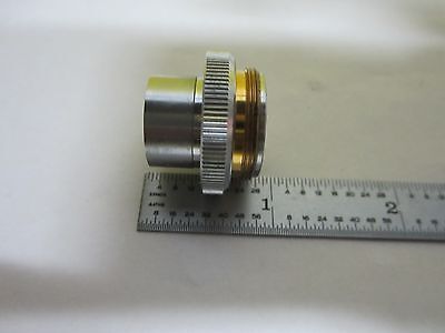 MICROSCOPE PART OBJECTIVE LEITZ GERMANY IRIS OPTICS AS IS BIN#U1-09